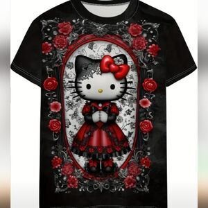 Hello Kitty Gothic Black and Red